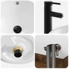 Vonios baldų rinkinys 4 pcs Dūminio ąžuolo