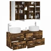 Vonios baldų rinkinys 4 pcs Dūminio ąžuolo