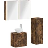 Vonios baldų rinkinys 4 pcs Dūminio ąžuolo