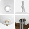 Vonios baldų rinkinys 4 pcs Dūminio ąžuolo