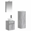 Vonios baldų rinkinys 4 pcs Pilka Sonoma