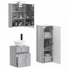 Vonios baldų rinkinys 4 pcs Pilka Sonoma