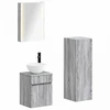 Vonios baldų rinkinys 4 pcs Pilka Sonoma