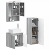 Vonios baldų rinkinys 4 pcs Pilka Sonoma