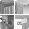 Vonios baldų rinkinys 4 pcs Pilka Sonoma