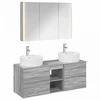 Vonios baldų rinkinys 4 pcs Pilka Sonoma