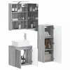 Vonios baldų rinkinys 4 pcs Pilka Sonoma