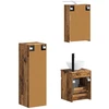 Vonios baldų rinkinys 4 pcs Sendintos medienos