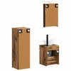 Vonios baldų rinkinys 4 pcs Sendintos medienos