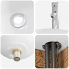 Vonios baldų rinkinys 4 pcs Sendintos medienos