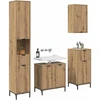 Vonios baldų rinkinys 4 vnt. Amatininkų ąžuolas