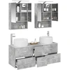 Vonios baldų rinkinys 5 pcs Betono pilka
