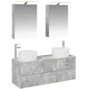 Vonios baldų rinkinys 5 pcs Betono pilka