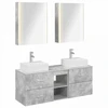 Vonios baldų rinkinys 5 pcs Betono pilka