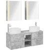 Vonios baldų rinkinys 5 pcs Betono pilka