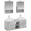 Vonios baldų rinkinys 5 pcs Betono pilka