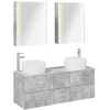 Vonios baldų rinkinys 5 pcs Betono pilka