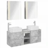 Vonios baldų rinkinys 5 pcs Betono pilka
