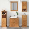 Vonios baldų rinkinys VIGO 5 vnt. Medus ruda 37 x 34 x 110 cm
