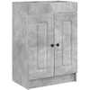 Vonios baldų rinkinys Betono pilka 56 x 37,5 x 81 cm