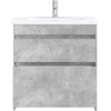 Vonios baldų rinkinys Betono pilka 81 x 40 x 84,5 cm