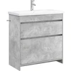 Vonios baldų rinkinys Betono pilka 81 x 40 x 84,5 cm