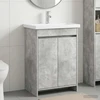 Vonios baldų rinkinys Betono pilka 81 x 40 x 84,5 cm