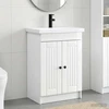 Vonios baldų rinkinys Itin blizgi balta 78,5 x 37,5 x 81 cm