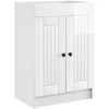 Vonios baldų rinkinys Itin blizgi balta 78,5 x 37,5 x 81 cm