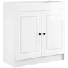 Vonios baldų rinkinys Itin blizgi balta 78,5 x 37,5 x 81 cm