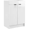 Vonios baldų rinkinys Itin blizgi balta 78,5 x 37,5 x 81 cm