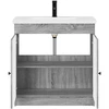 Vonios baldų rinkinys Pilka Sonoma 78,5 x 37,5 x 81 cm