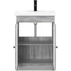 Vonios baldų rinkinys Pilka Sonoma 78,5 x 37,5 x 81 cm