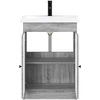 Vonios baldų rinkinys Pilka Sonoma 78,5 x 37,5 x 81 cm