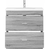 Vonios baldų rinkinys Pilka Sonoma 81 x 40 x 84,5 cm