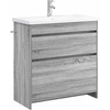 Vonios baldų rinkinys Pilka Sonoma 81 x 40 x 84,5 cm
