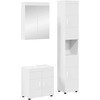 Vonios baldų rinkinys TULUM 3 pcs Balta 60 x 34 x 63 cm
