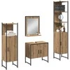 Vonios baldų rinkinys su saugykla 4 pcs Ruda 33 x 33 x 185.5 cm
