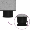 Vonios baldų rinkinys TULUM 3 pcs Betono pilka 60 x 34 x 63 cm