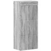 Vonios baldų rinkinys TULUM 4 pcs Pilkas Sonoma 60 x 34 x 63 cm