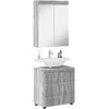 Vonios baldų rinkinys TULUM 2 pcs Pilkas Sonoma 60 x 34 x 63 cm