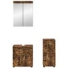 Vonios baldų rinkinys TULUM 3 pcs Rūkyta ąžuolas