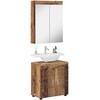 Vonios baldų rinkinys TULUM 2 pcs Senas medis 60 x 34 x 63 cm