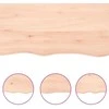 Vonios kambario stalviršis, 100x30x(2-4) cm, medienos masyvas