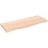 Vonios kambario stalviršis, 100x40x(2-4) cm, medienos masyvas