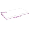 Vonios kambario stalviršis, 100x60x2cm, medienos masyvas