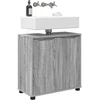 Vonios kriauklės cabinetas Pilkas Sonoma 60 x 30 x 60 cm