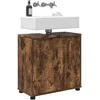 Vonios kriauklės cabinetas Rūkyta ąžuolas 60 x 30 x 60 cm