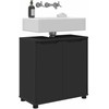 Vonios kriauklės cabinetas Juoda 60 x 30 x 60 cm
