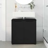Vonios kriauklės cabinetas Juoda 60 x 30 x 60 cm